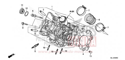 CULASSE NC750XDE de 2014